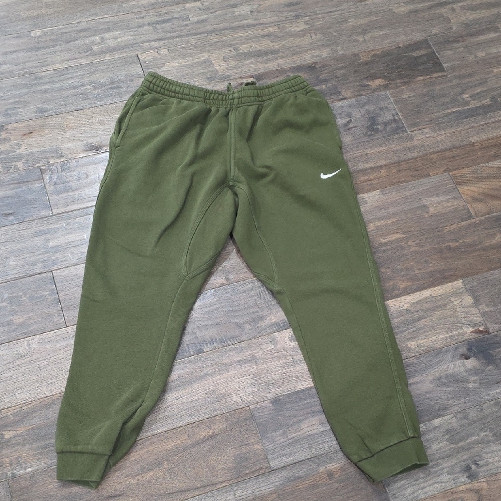 Nike Mens Olive Green Sweatpants